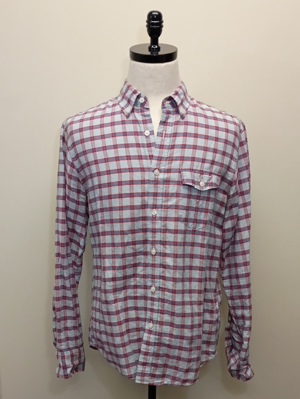 J.Crew Slim Plaid Button Down Shirt Size Medium